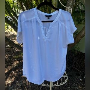 Banana Republic V-Neck White Blouse